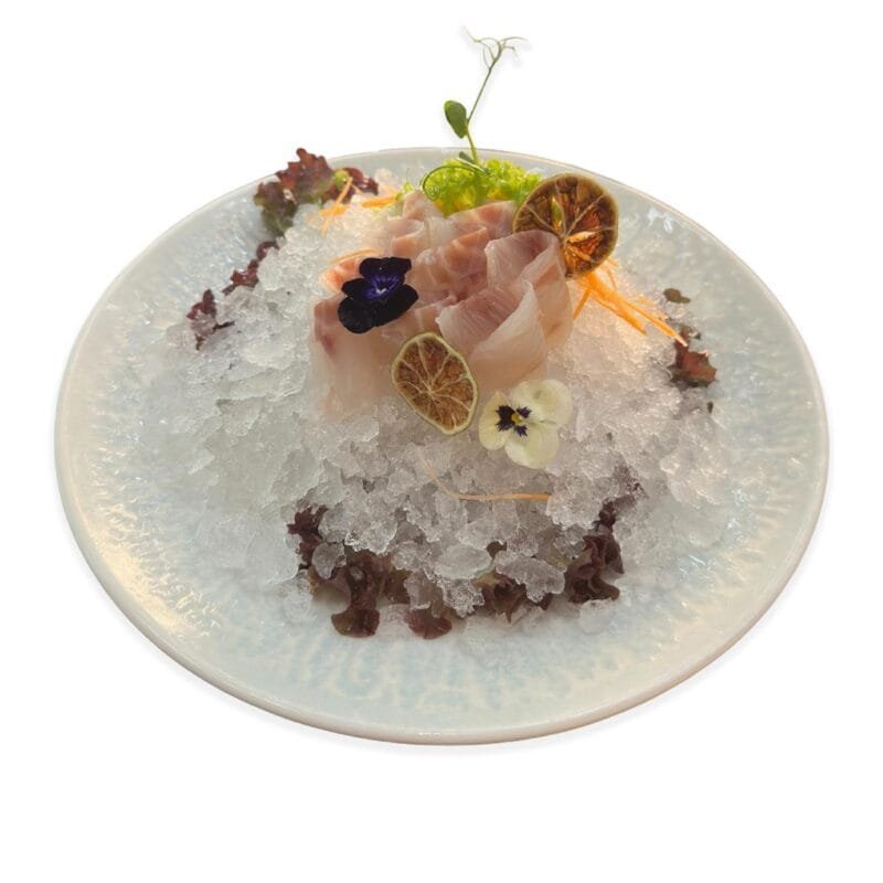 fude ramen - sashimi branzino