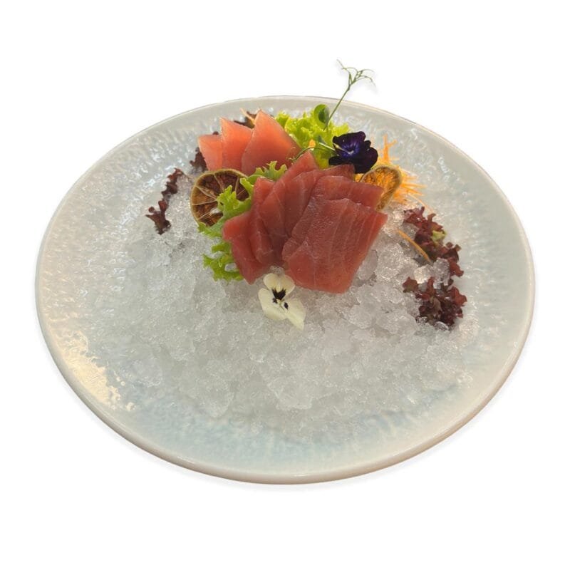 fude ramen - sashimi maguro