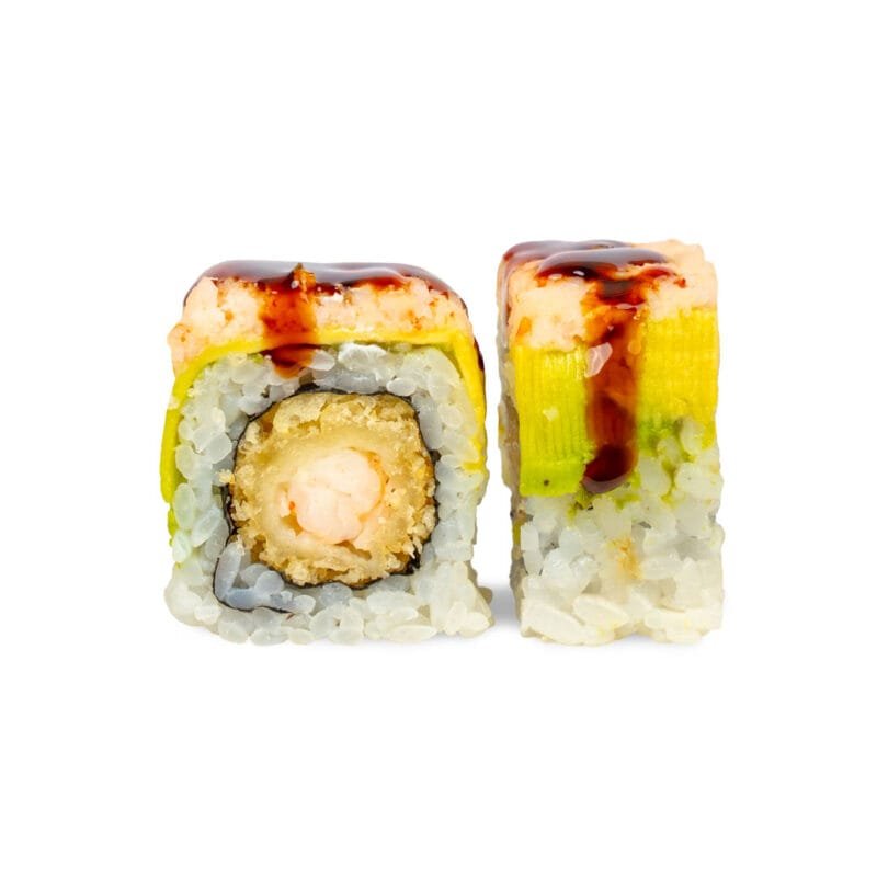 fude ramen - uramaki red dragon